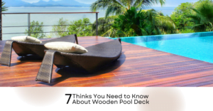 wood pool decks for inground pools