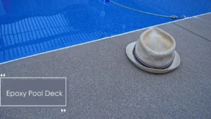 can you epoxy a pool deck