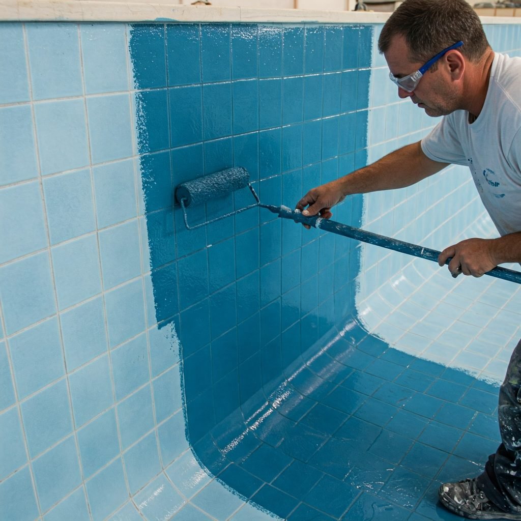 Can you paint your pool tile?