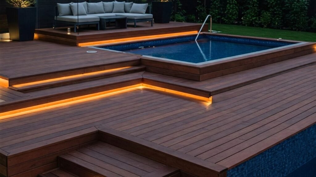 Multi-Level Deck with Lighting