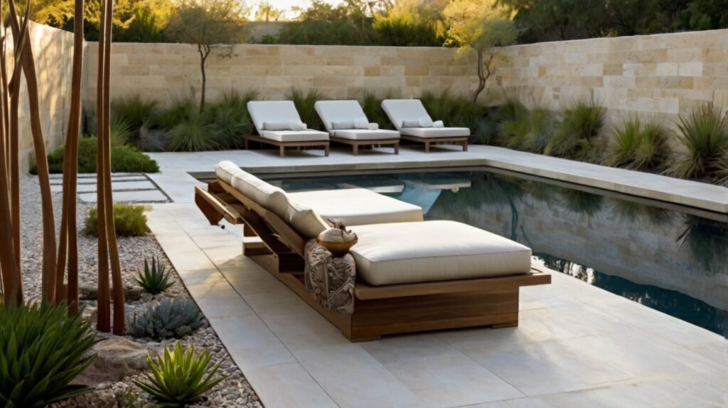 travertine around pool pros and cons