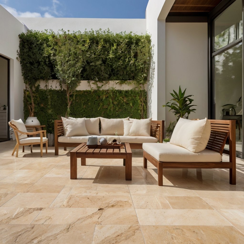 travertine tiles